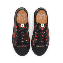 Charger l&#39;image dans la galerie, Vegan sneaker roses black