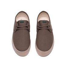 Load image into Gallery viewer, Vegan shoe of recycled cotton khaki - VESICA PISCIS FOOTWEAR