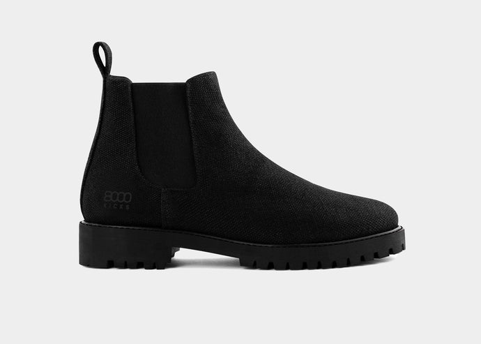 Crossover Hemp Chelsea for Men - Full Black