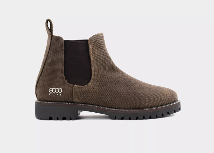 Crossover Hemp Chelsea for Men - Dark Brown