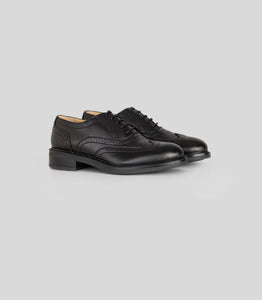 Vegan Oxford brogue black