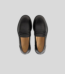 vegan loafer black