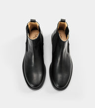 Charger l&#39;image dans la galerie, bottines chelsea noires pour homme en cuir vegan