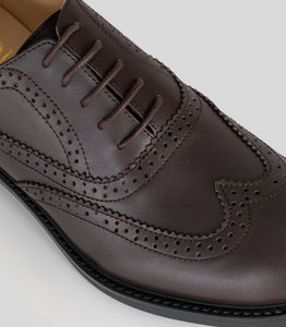 Vegan Oxford brogue Brown