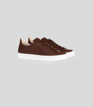 Charger l&#39;image dans la galerie, Vegan Suede Sneaker Brown