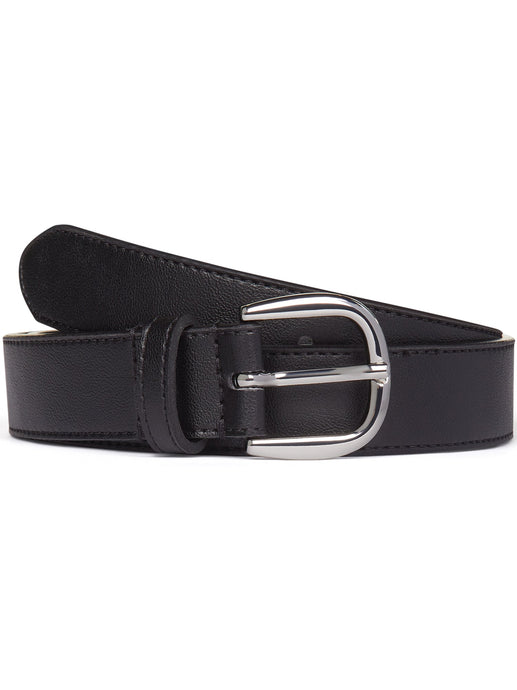 Ceinture vegan noire femme