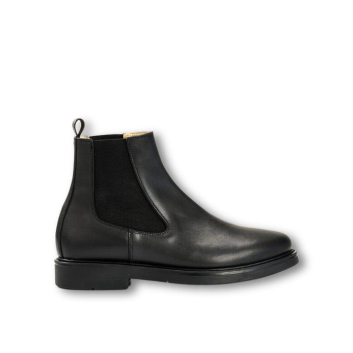 bottines chelsea noires pour homme en cuir vegan