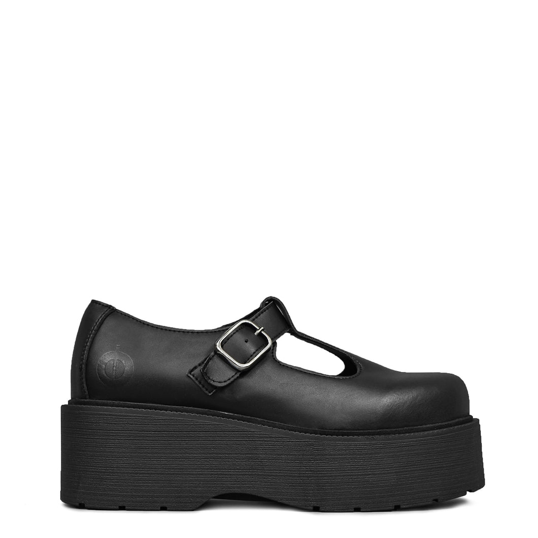 Chaussures mary jane gothique noires