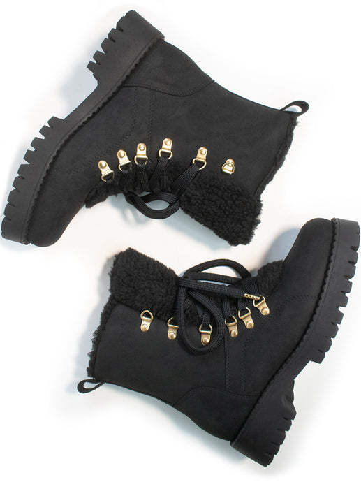 bottes de neige fourrées vegan