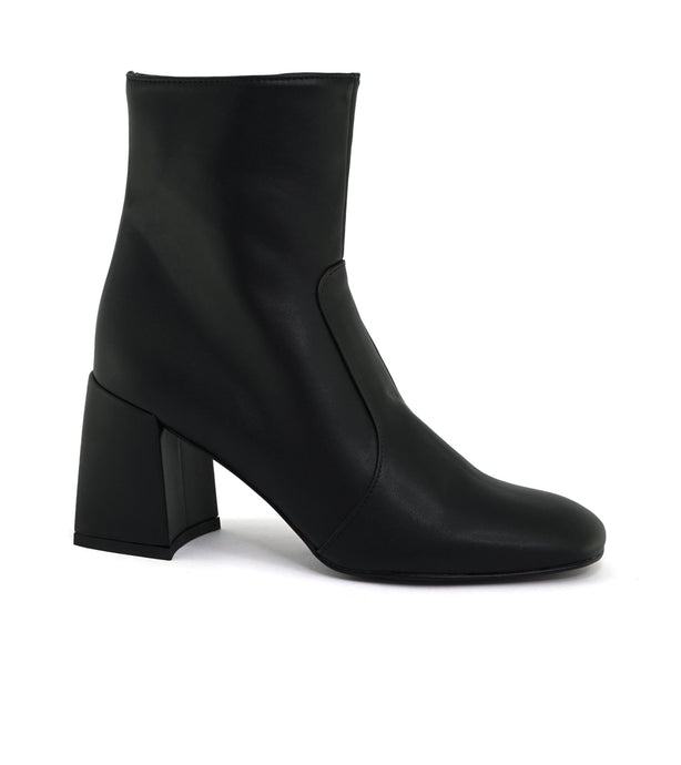 bottines vegan noire style vintage année 70