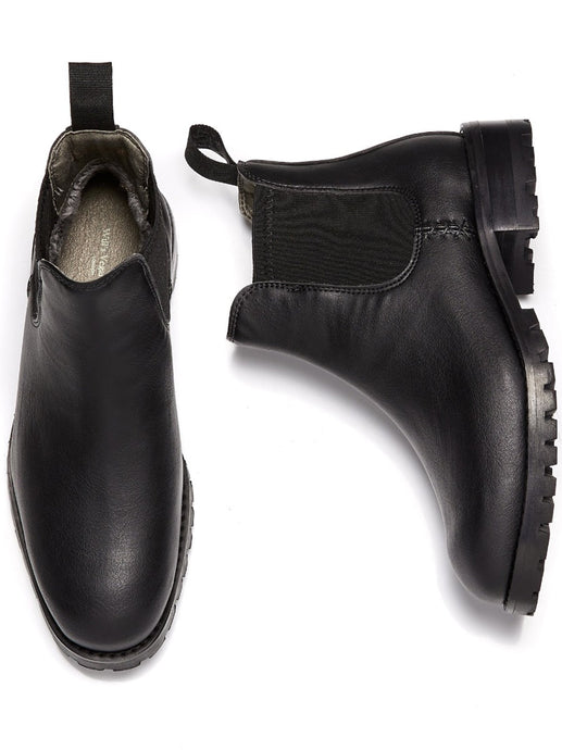 bottines vegan fourrées homme