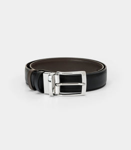 ceinture pour homme réversible noire et marron