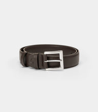 Charger l&#39;image dans la galerie, ceinture en cuir vegan marron pour homme