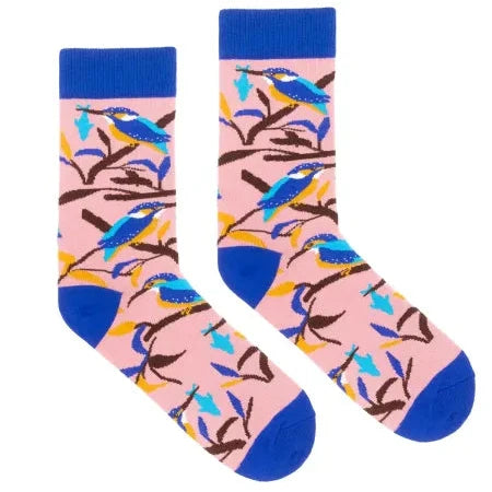 Chaussettes Oiseaux Martin-pêcheurs