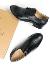 Load image into Gallery viewer, chaussures derbies vegan noir