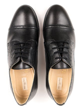 Load image into Gallery viewer, chaussures derbies vegan noir