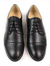 Load image into Gallery viewer, chaussures derbies vegan noire