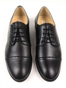 chaussures derbies vegan noire