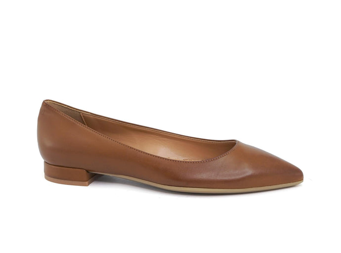 ballerines vegan marron