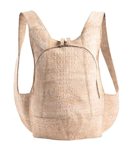 crocodile skin cork Arsayo backpack