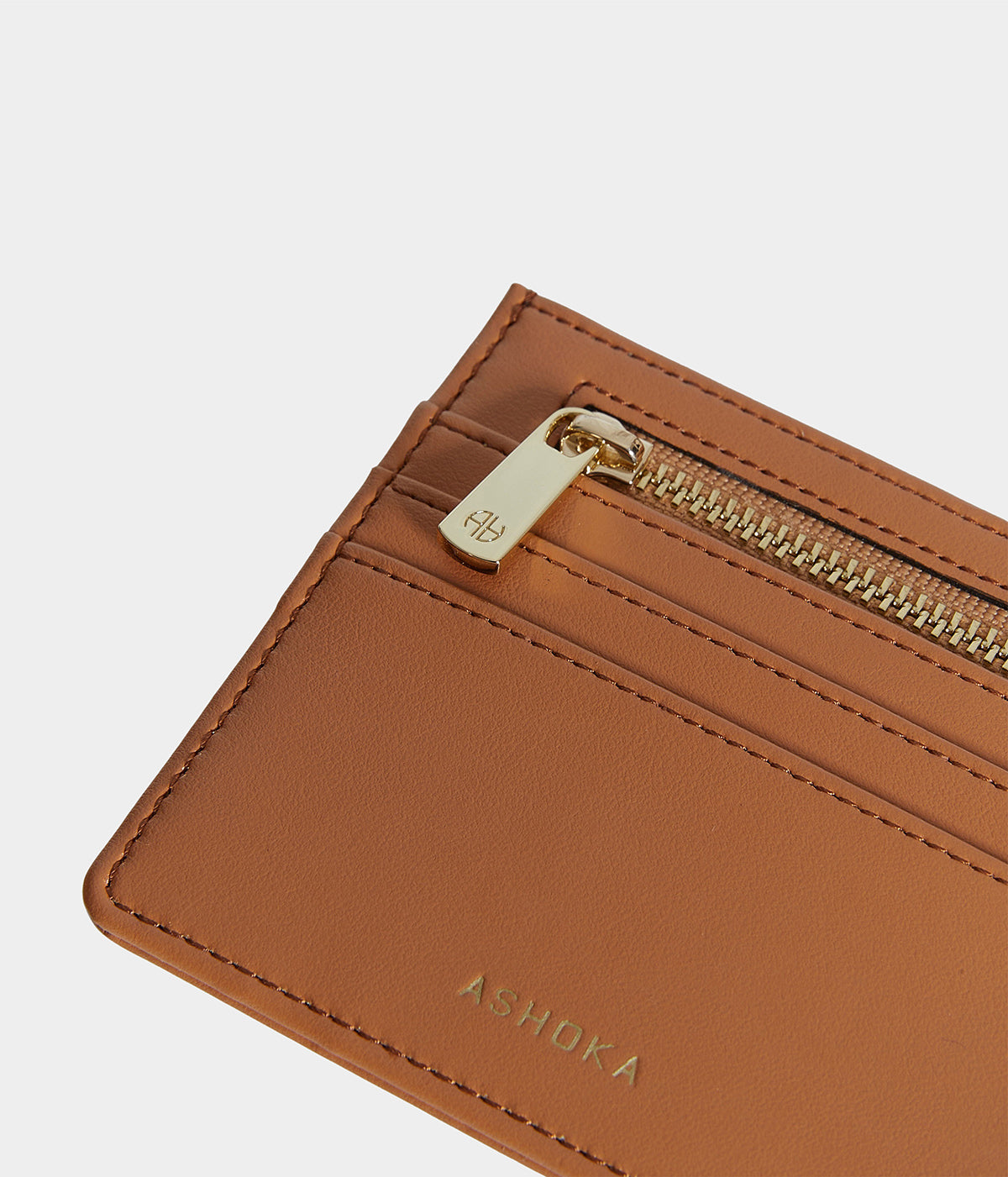 Porte carte,Airtag en cuir PU pour porte-cartes Apple, fin pour carte  d'identité Rfid,porte-cartes-Leather LT. Brown
