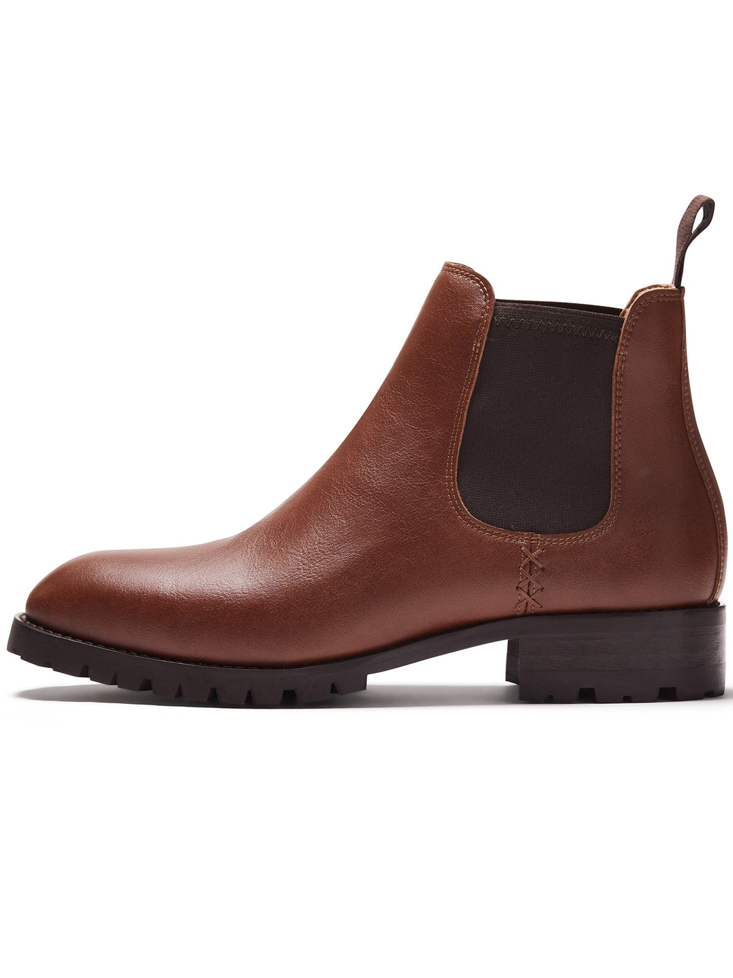 chelsea boots fourrée marron